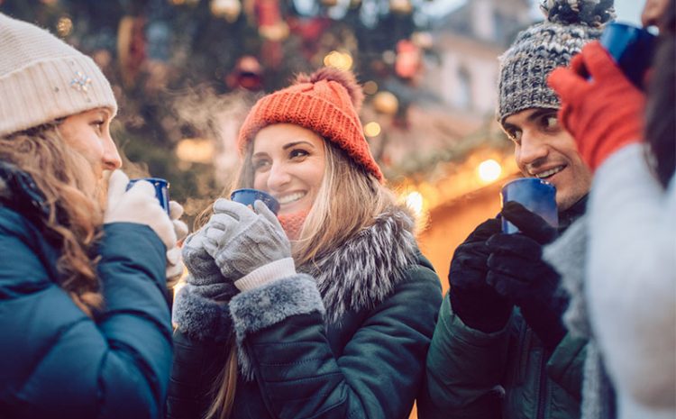  Glühweinstand in historischer Atmosphäre